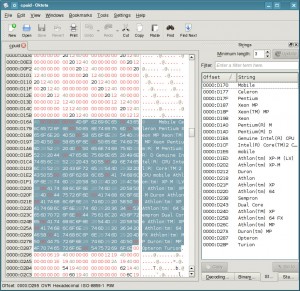 Okteta hex editor